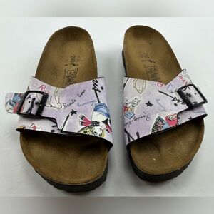 Birkis by Birkenstock Catalina Retro Paris Buckle Slip In Sandal Size L 6 M 4